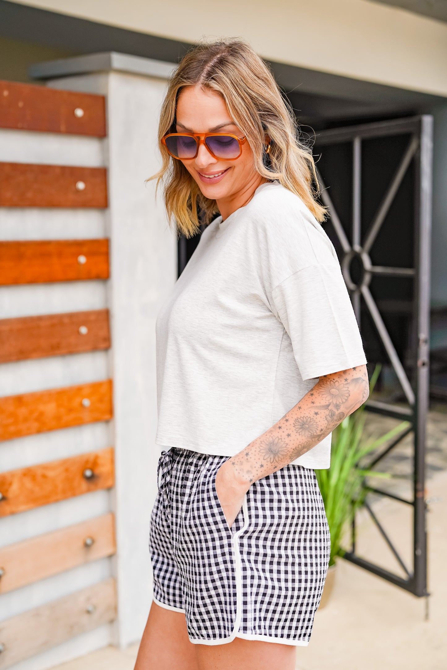 The Buckley Ash Bamboo Crop Tee in 11 Colors/AS