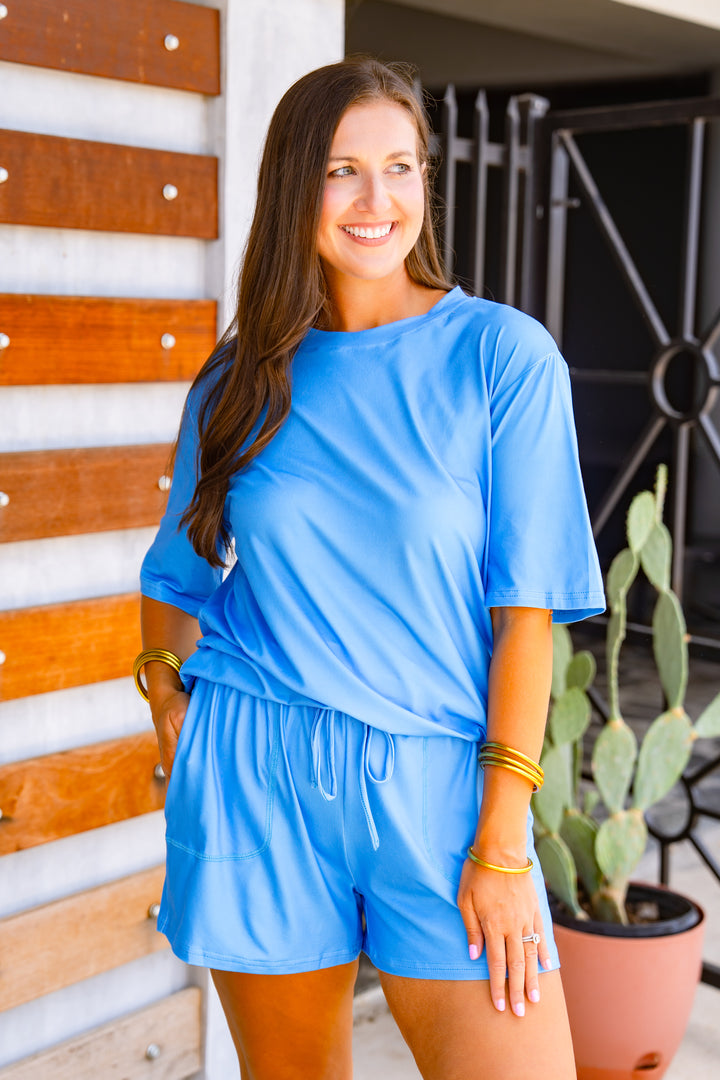 The Buckley SS Katherine Set in Blue