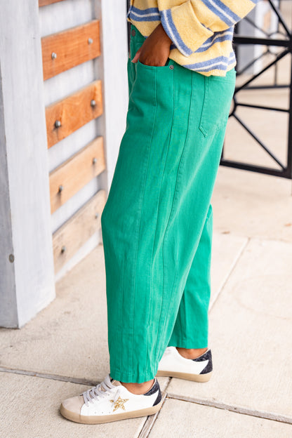 The Honey Pants in Green