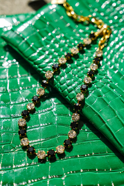 TOVA X PDA Oakland Necklace in Jet