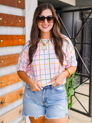 The Buckley Ash Crop Tee in Matchpoint