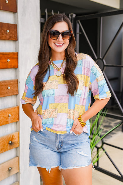 The Buckley Ash Tee in Playful Paisley.