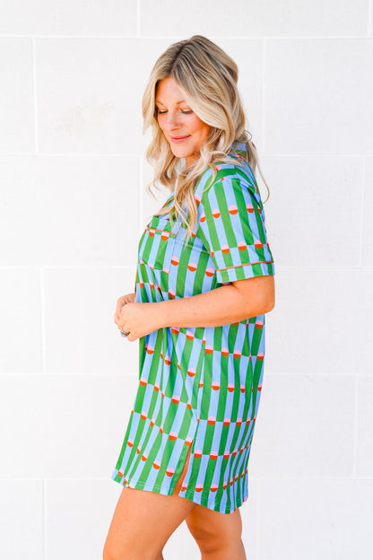 The Buckley Ellesyn Gown in Blue Social Club