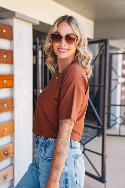 The Buckley Ash Ultra Crop Tee in 12 Colors
