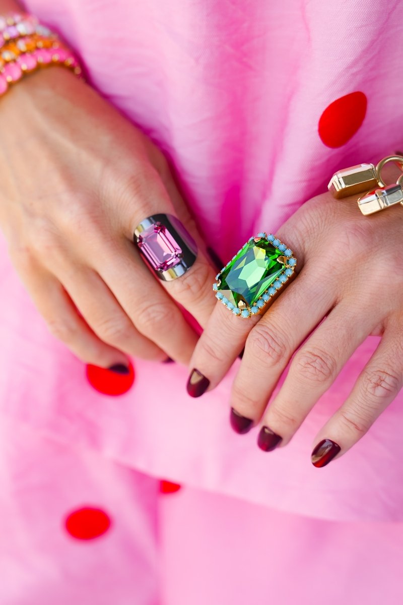 TOVA Mini Soleil Ring With Trim
