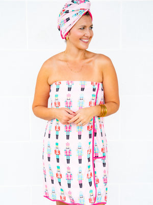 PF Doorbuster-Buckley Wrap Duo in Pink Nutcracker