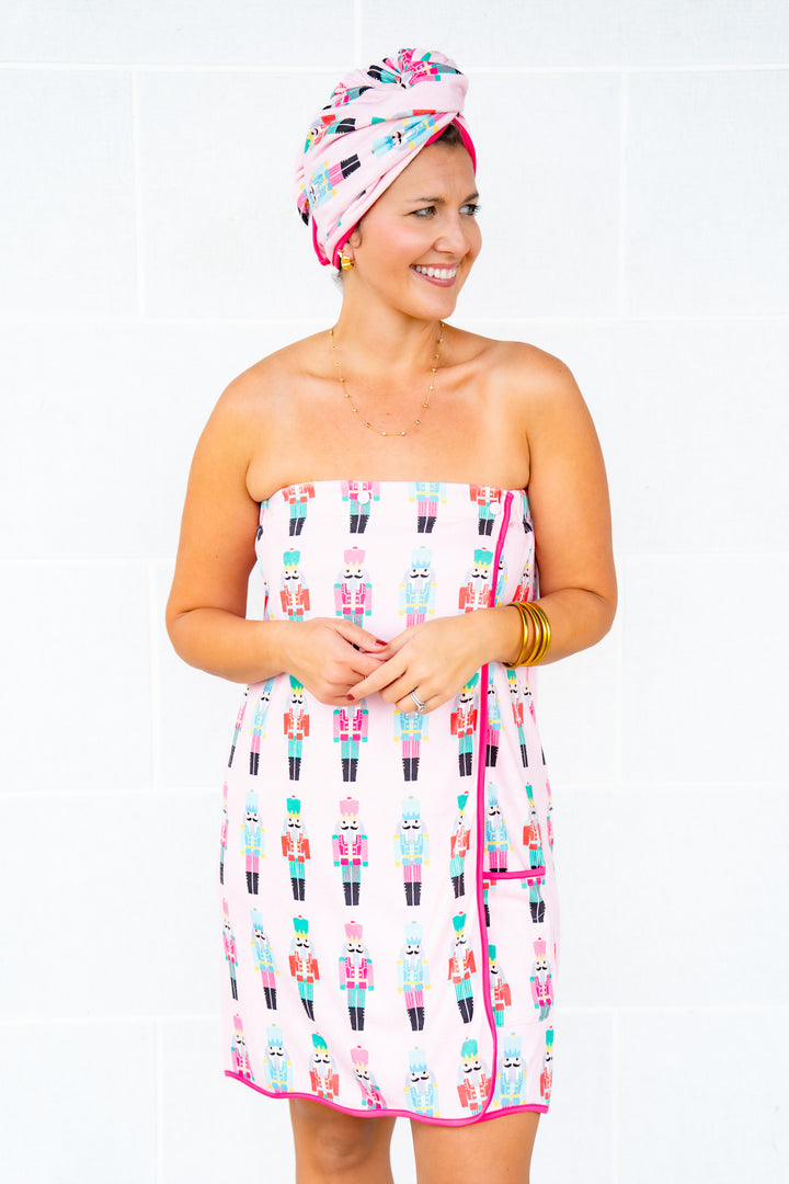 PF Doorbuster-Buckley Wrap Duo in Pink Nutcracker