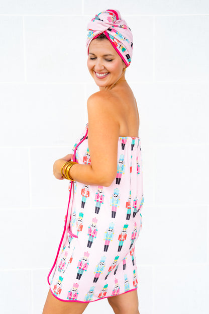 PF Doorbuster-Buckley Wrap Duo in Pink Nutcracker