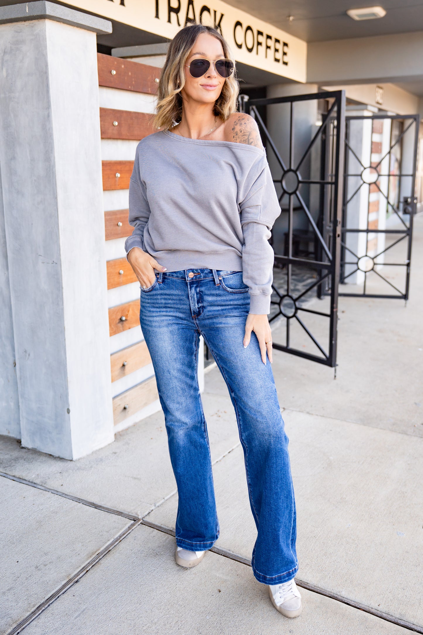 The Buckley Kat Slouch Pullover-7 Colors