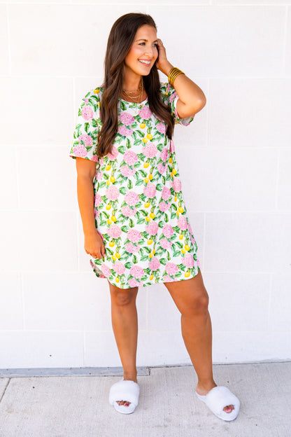 The Buckley Jeanne Gown in Lemons in Bloom