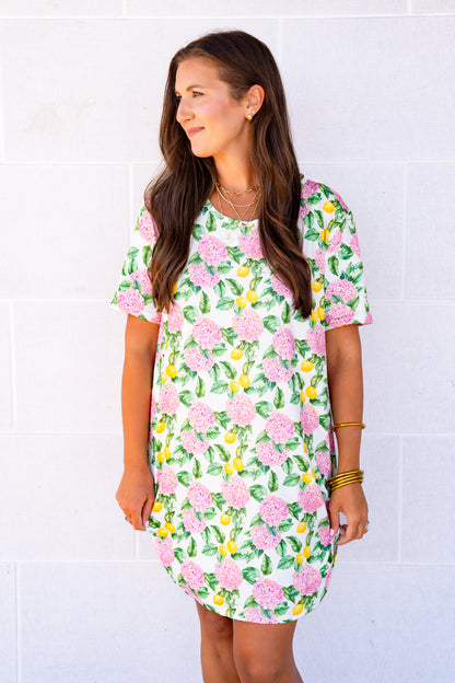 The Buckley Jeanne Gown in Lemons in Bloom