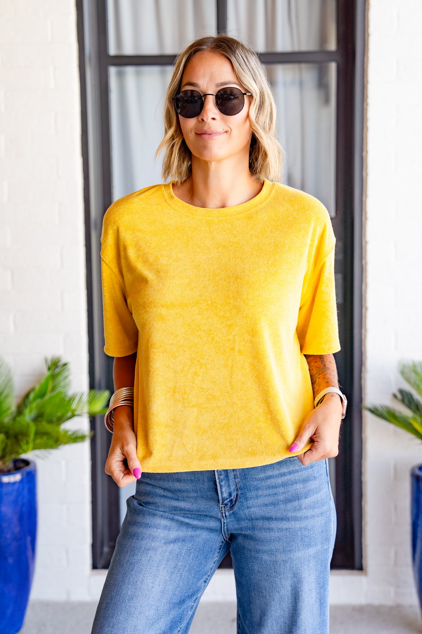 The Buckley Ash Terry Tee in 4 Colors