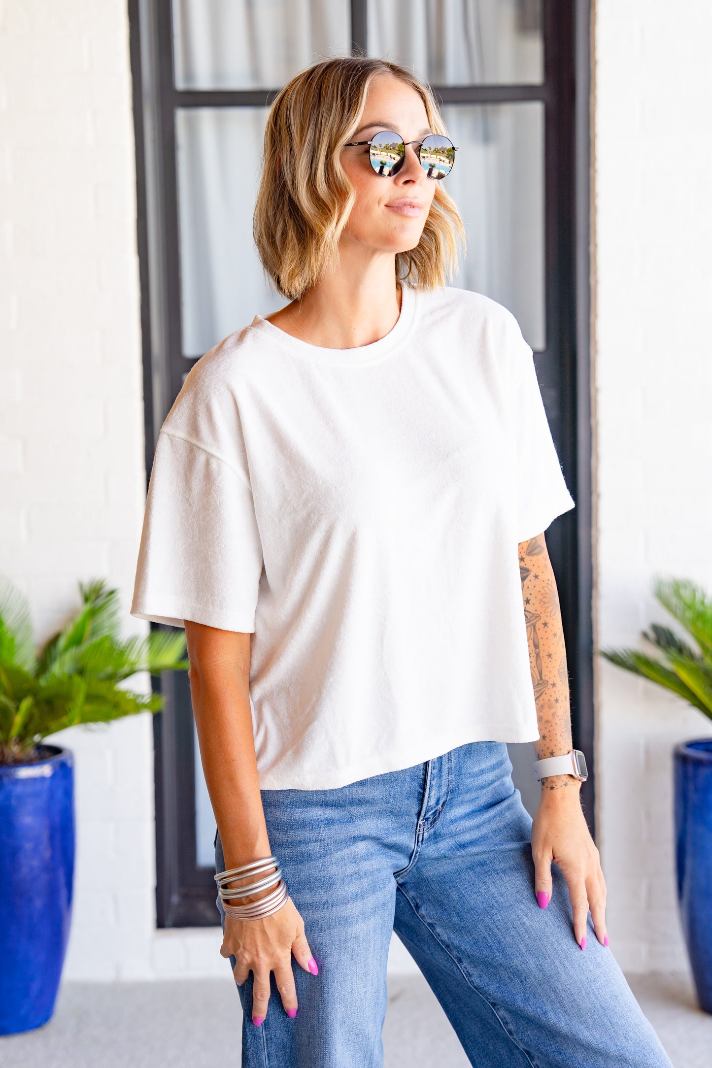 The Buckley Ash Terry Tee in 4 Colors