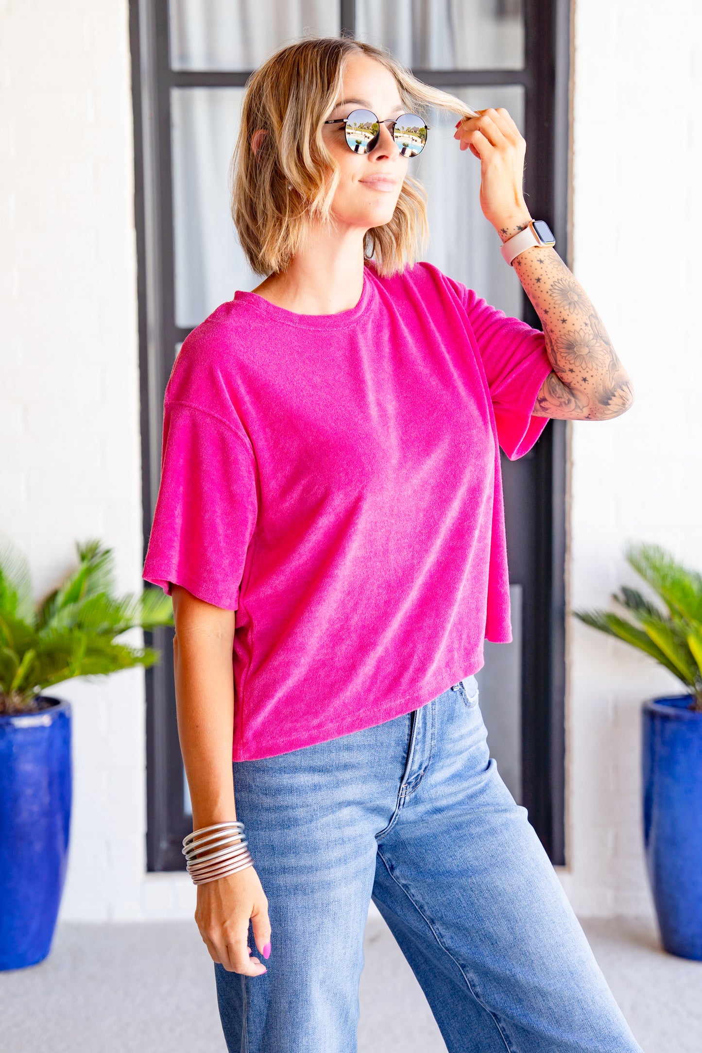 The Buckley Ash Terry Tee in 4 Colors