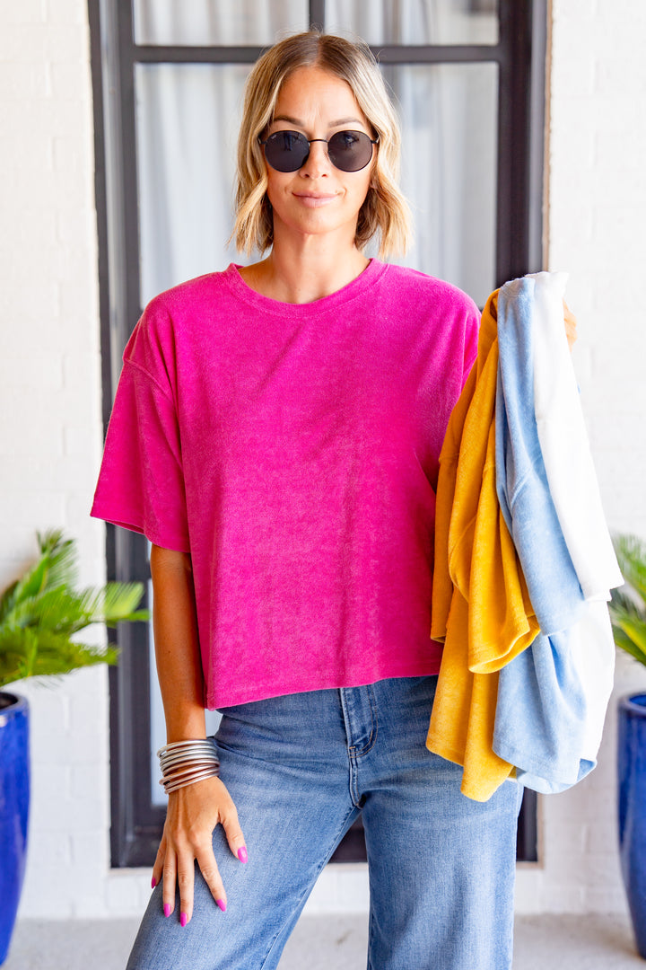 The Buckley Ash Terry Tee in 4 Colors