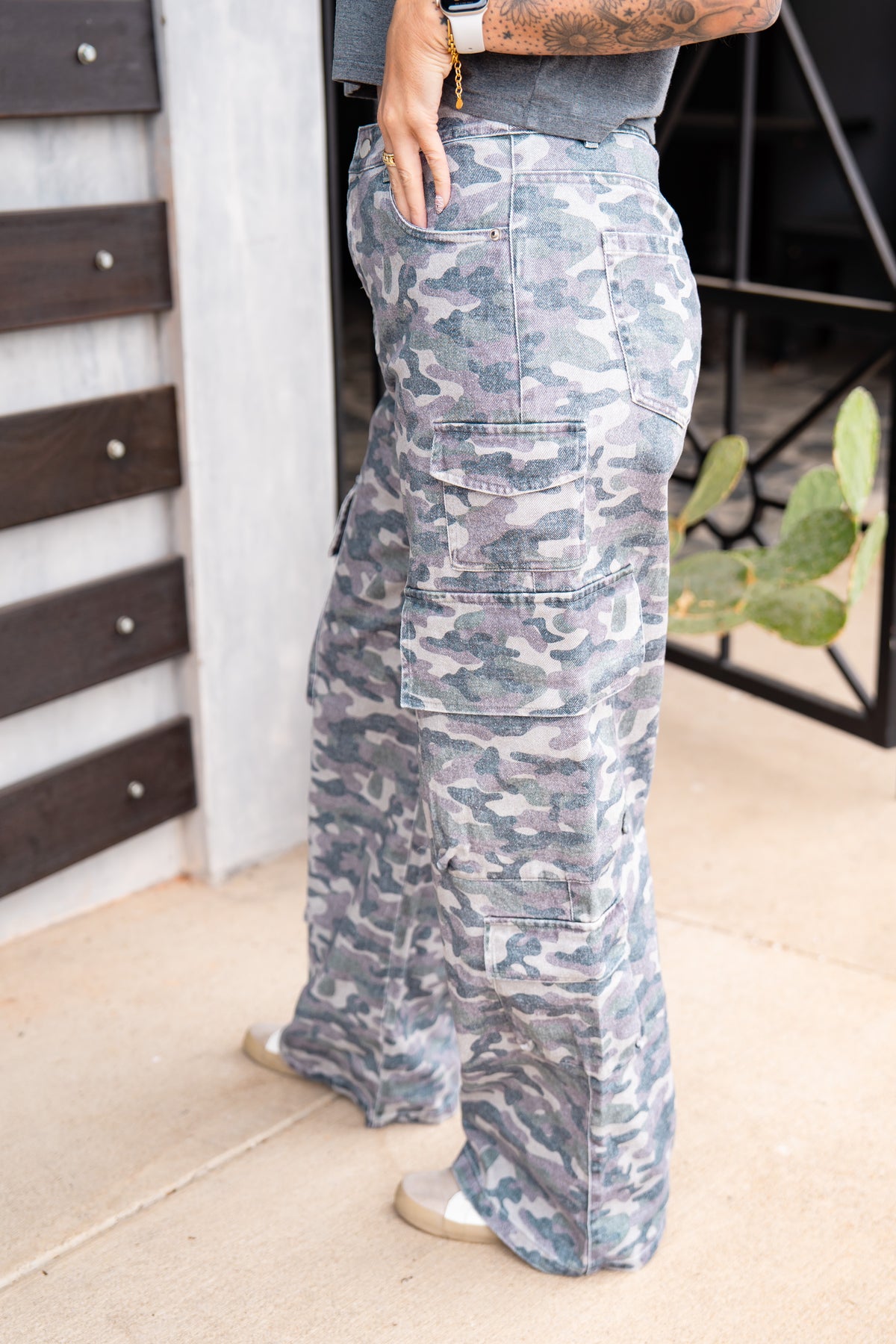 The Buckley Cargo Jeans in Camo-AS