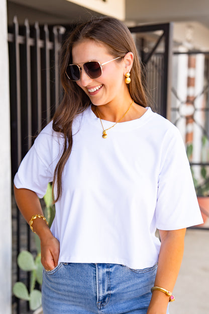 The Buckley Ash Ultra Crop Tee in 11 Colors