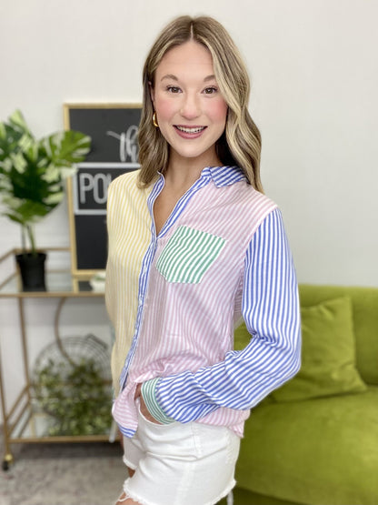 The Striped Hudson Top