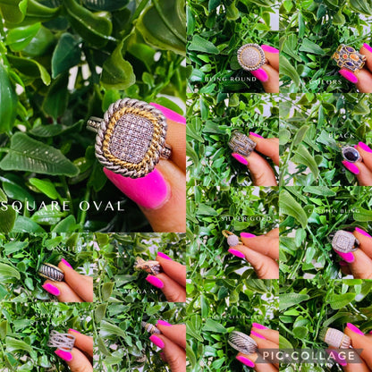 The Market Inspired Rings - Lots