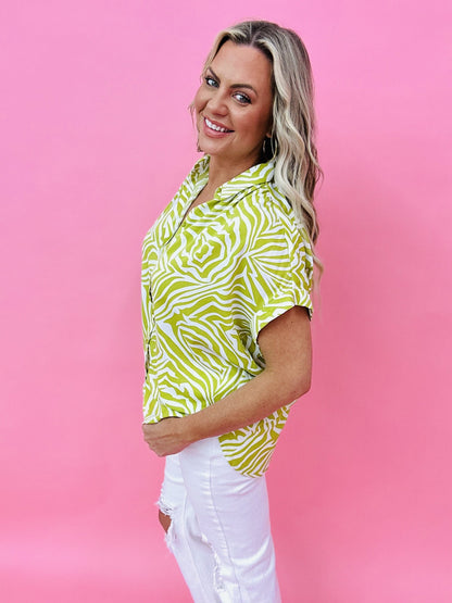 The Green Sunkist Top - AS