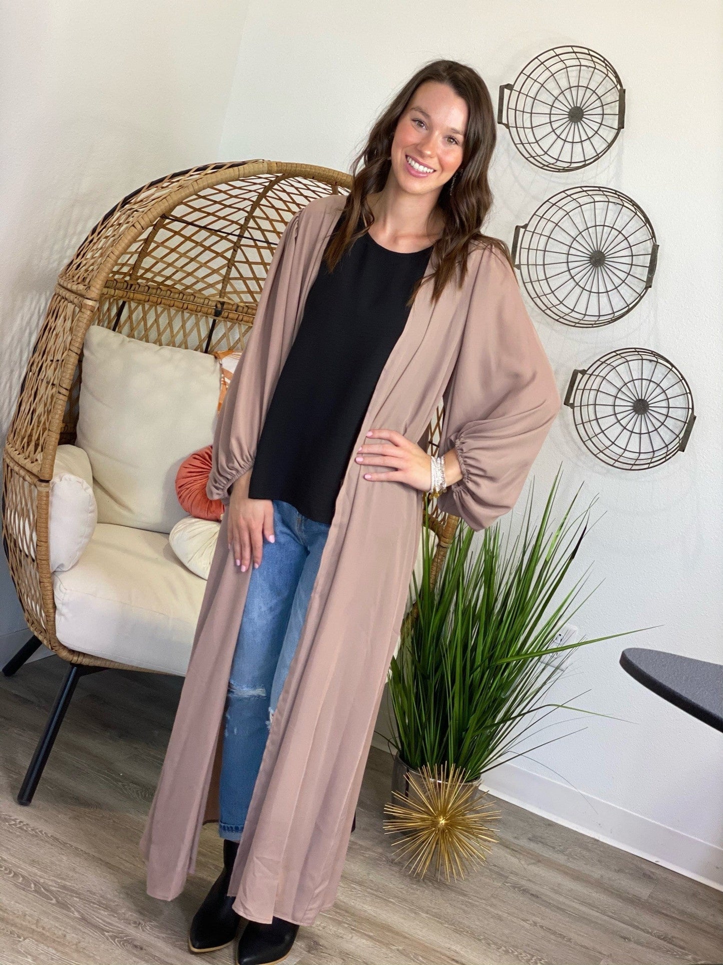 The Bubble Sleeve Duster - 3 Colors