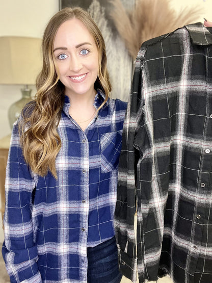The Boyfriend Button Down-4 Colors