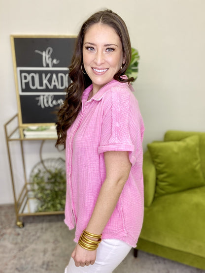 The Pink Gauze Top - AS