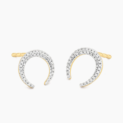 ES Horn Stud Earrings