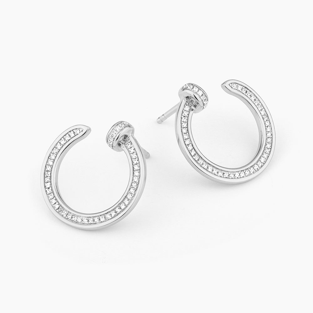 ES Forward Facing Stud Earrings