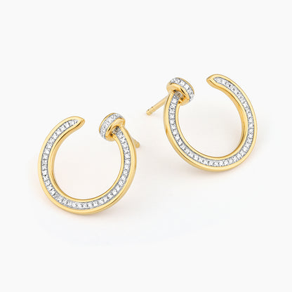 ES Forward Facing Stud Earrings