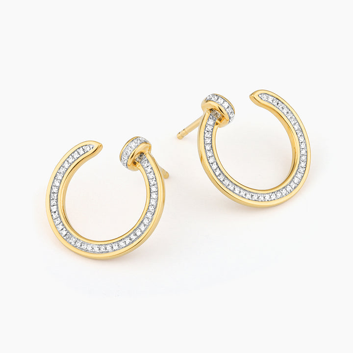 ES Forward Facing Stud Earrings