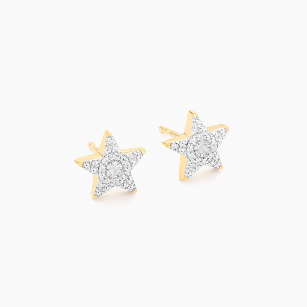 ES Elegant Star Stud Earrings