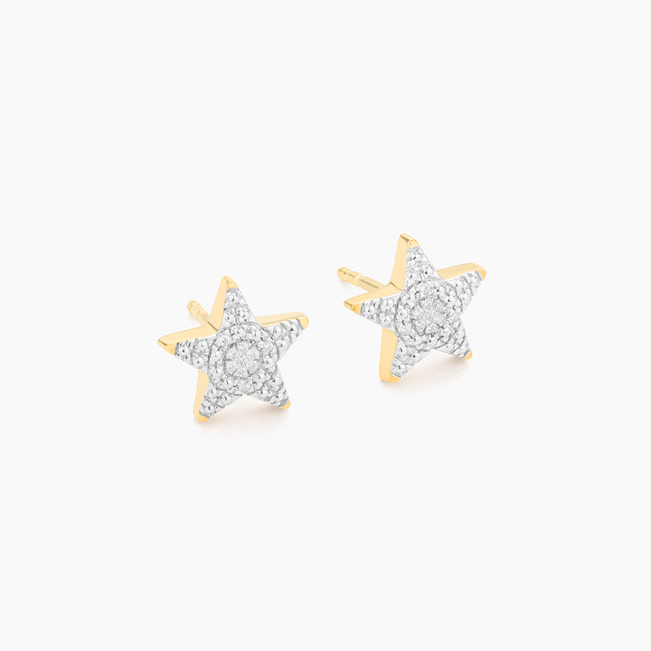 ES Elegant Star Stud Earrings