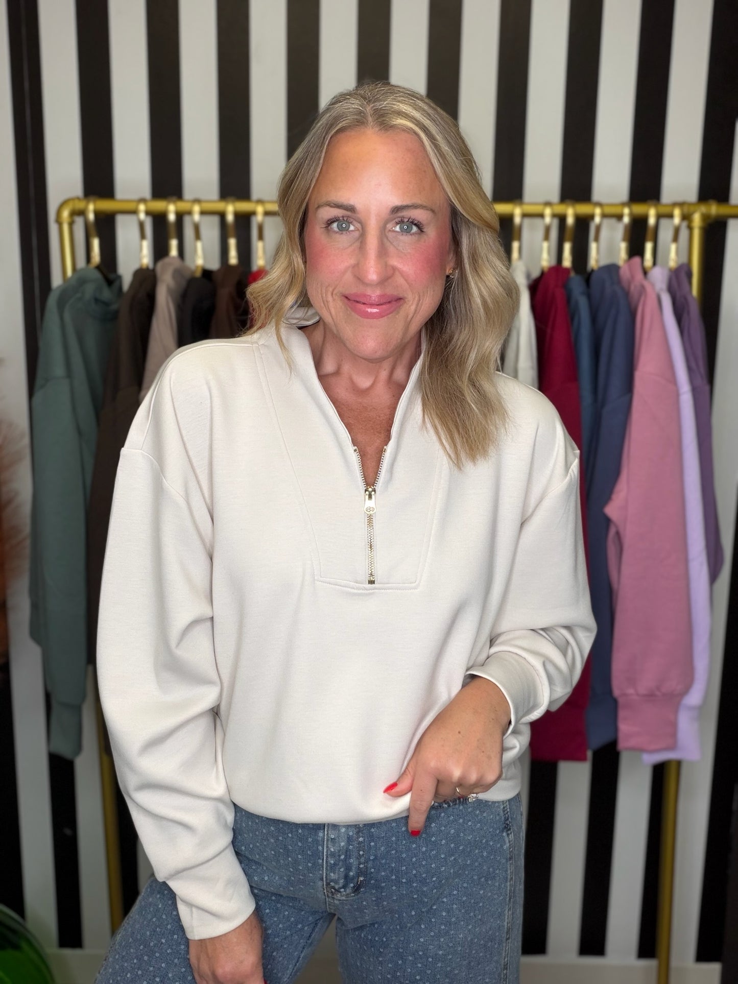 The Steal Smooth 1/4 Zip in 20 Colors-AS