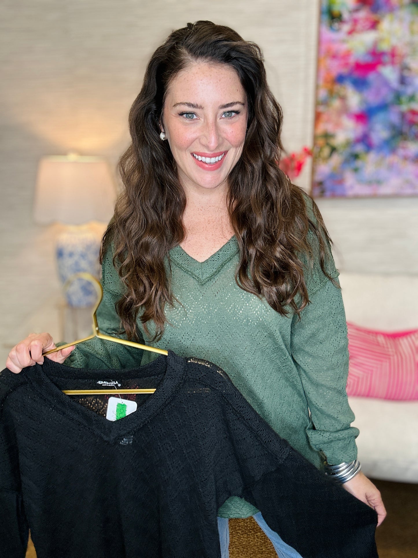 The Best Way Top in 2 Colors/AS