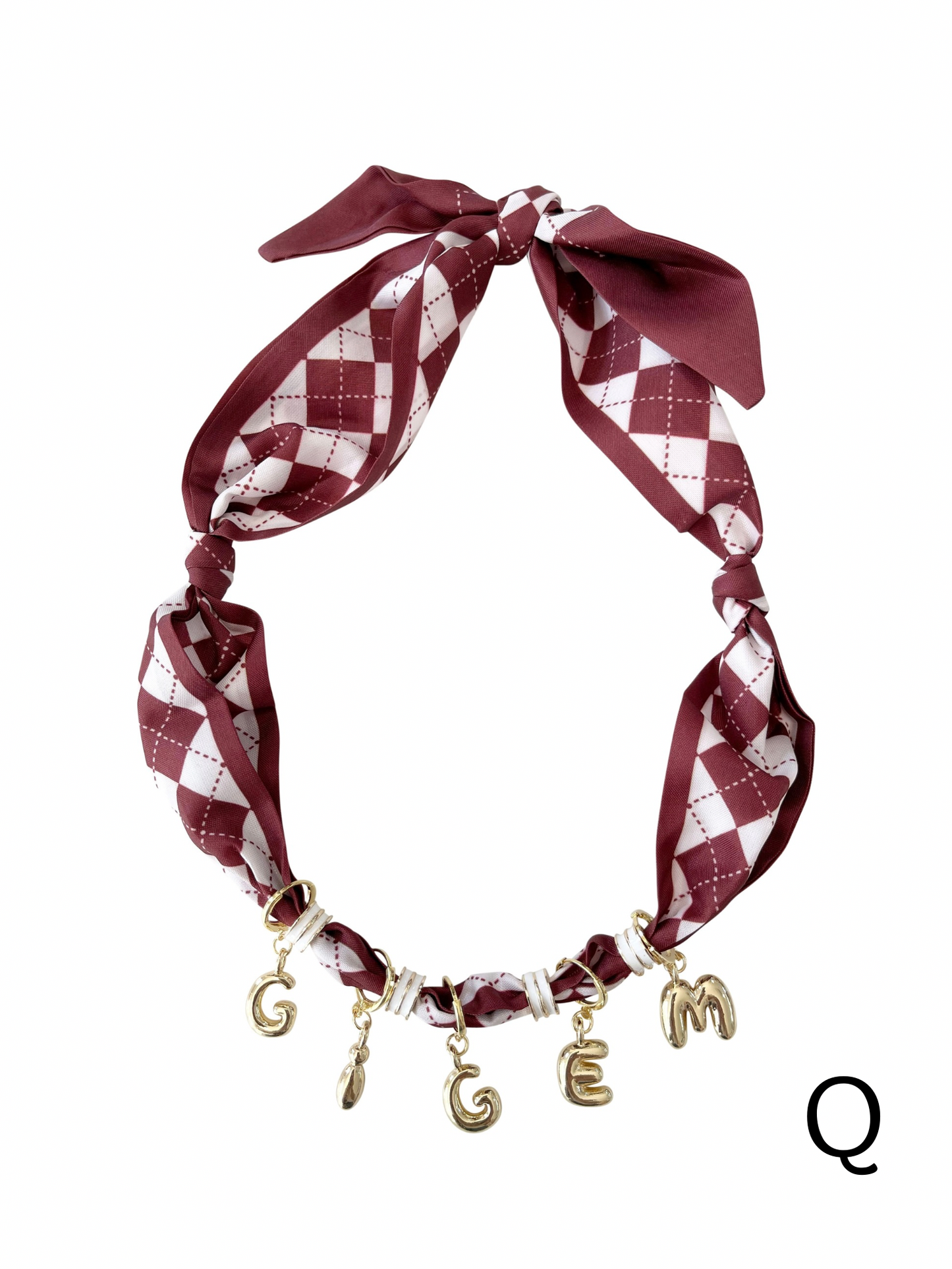 The Game Day Bubble Scarf Necklaces