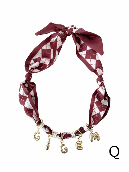 The Game Day Bubble Scarf Necklaces