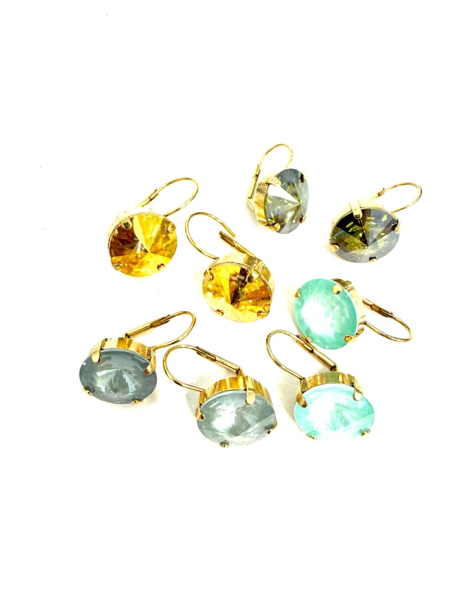 TOVA Caitlin Round Earrings