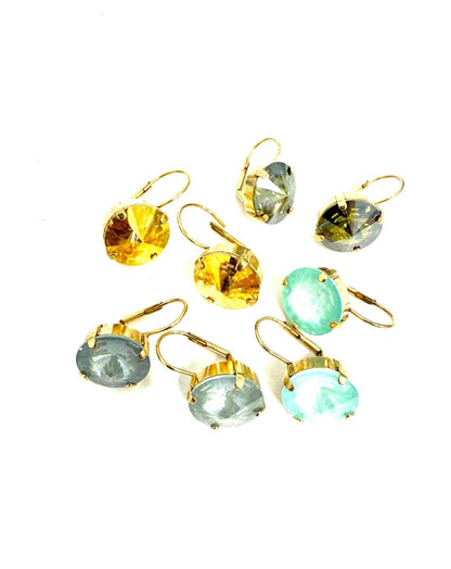 TOVA Caitlin Round Earrings
