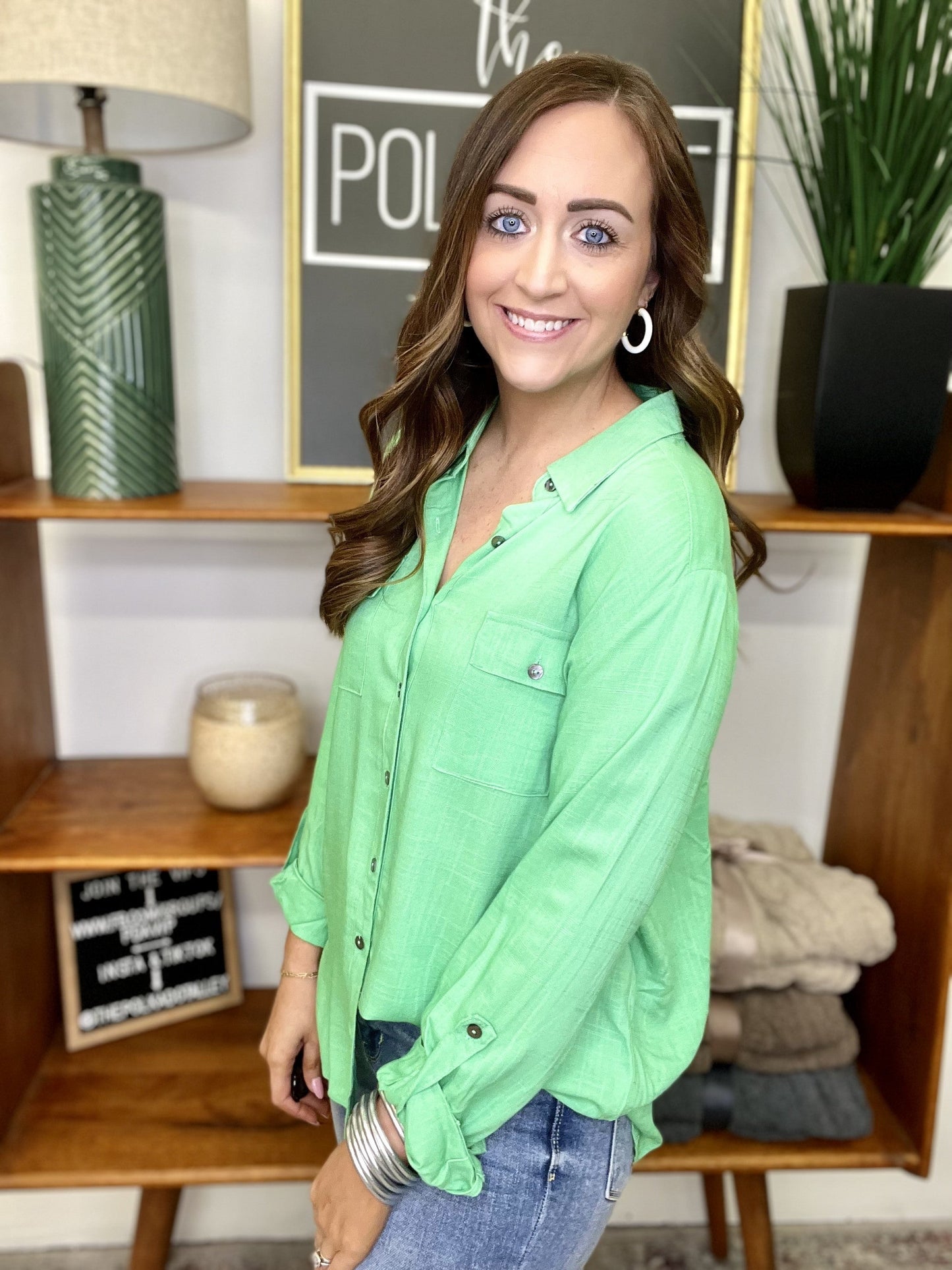 The Steph Button Down-5 Colors