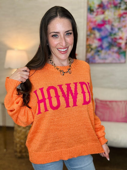 The Howdy Sweater- 2 Colors