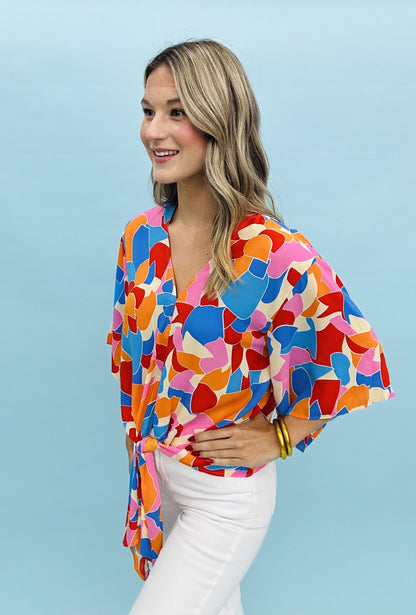 The Juicy Fruit Tie Top - AS