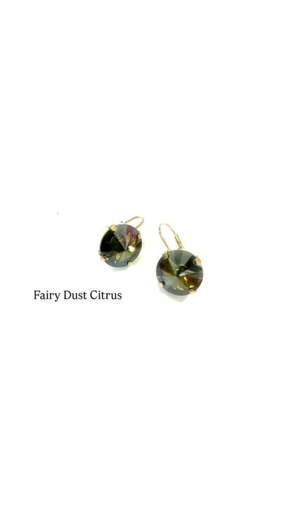 TOVA Caitlin Round Earrings
