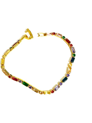 The Cassidy CZ Chain Bracelet