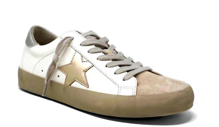 The Gold Paris Sneakers