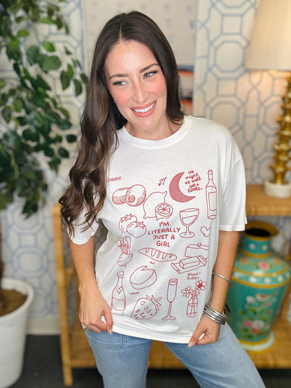 The Literally A Girl Tee