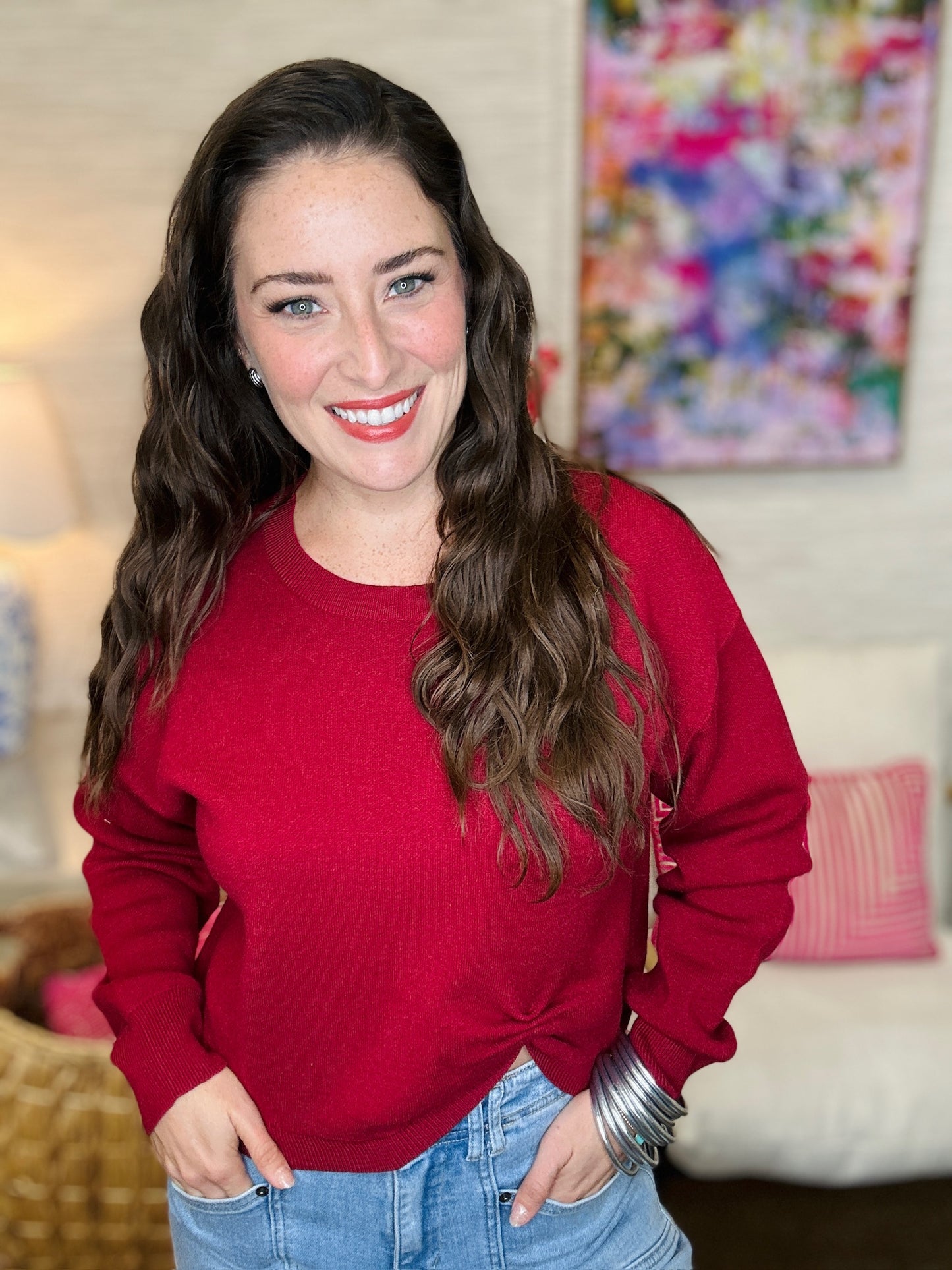 The Knotted Champ Sweater-4 Colors