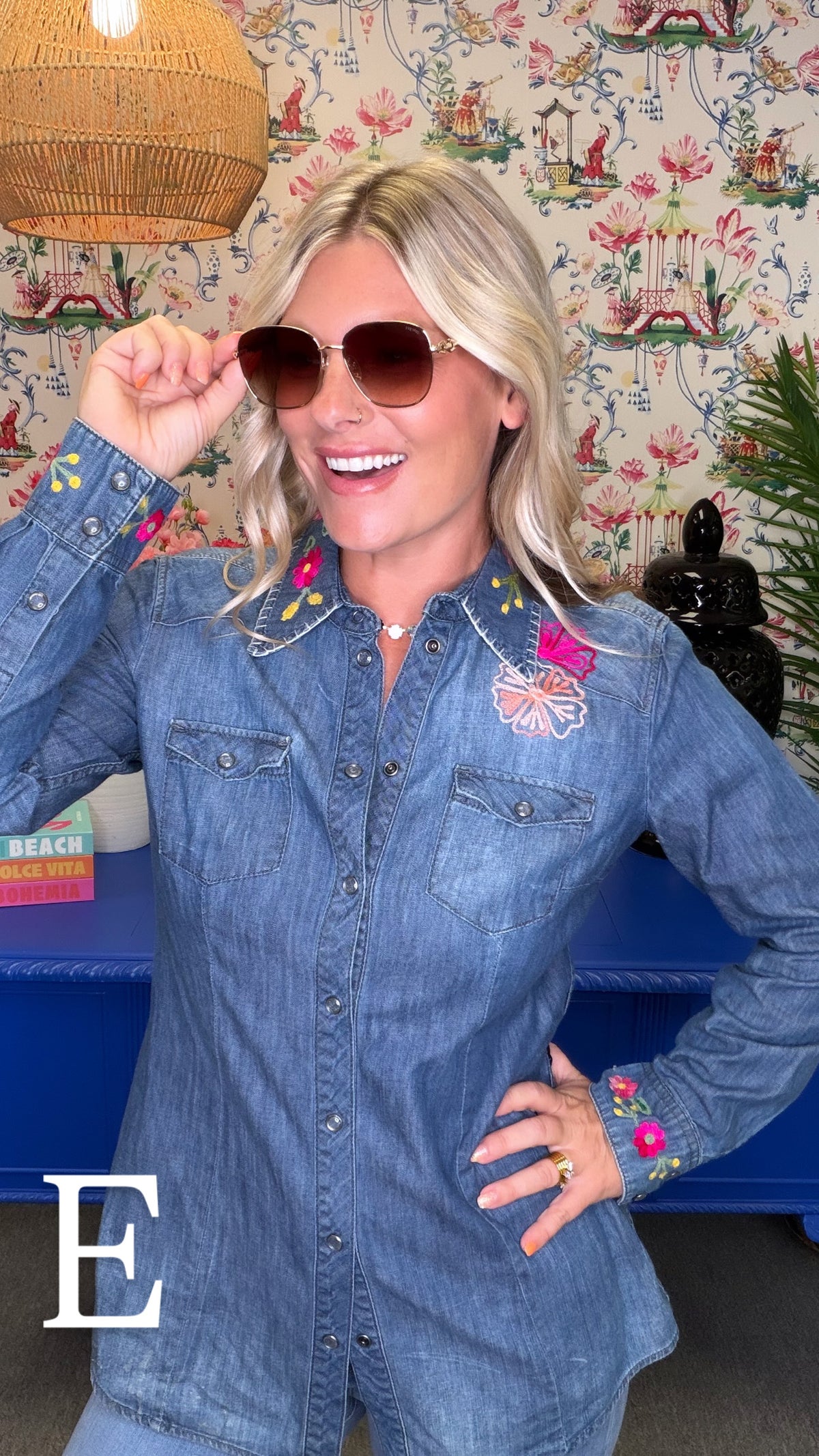 The Custom Denim Shirts- M