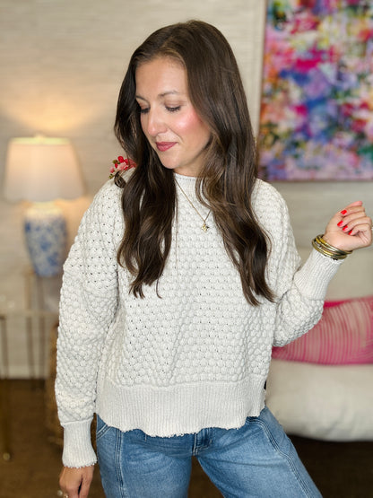 The Textured Sweater-2 Colors