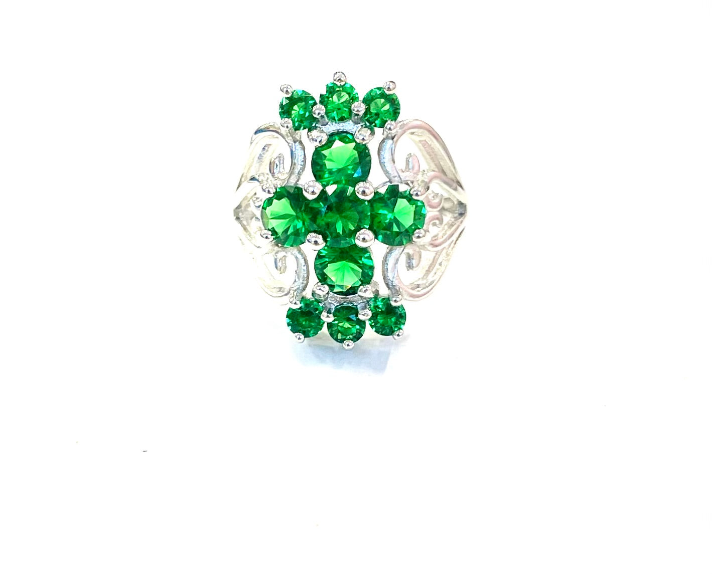 Green Emerald Ring